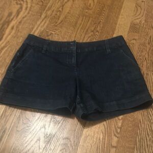 The Limited Women's Dark Denim dress Shorts- size 8